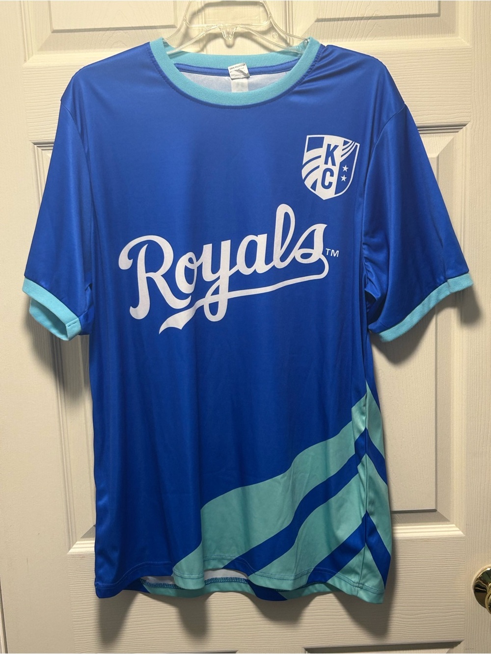 Kansas City Royals KC Current Women's Soccer Jersey SGA 08/12/25 XL Blue